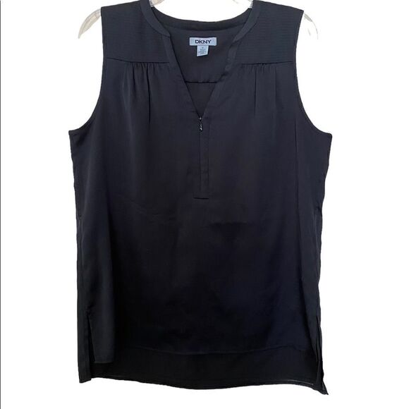DKNY Tops - DKNY Black Sleeveless Blouse 